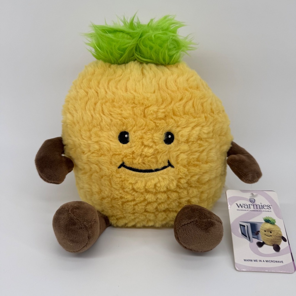 Warmies Microwavable Lavender Scented Plush‎ Pineapple 13 Inch Heat Cold Pack